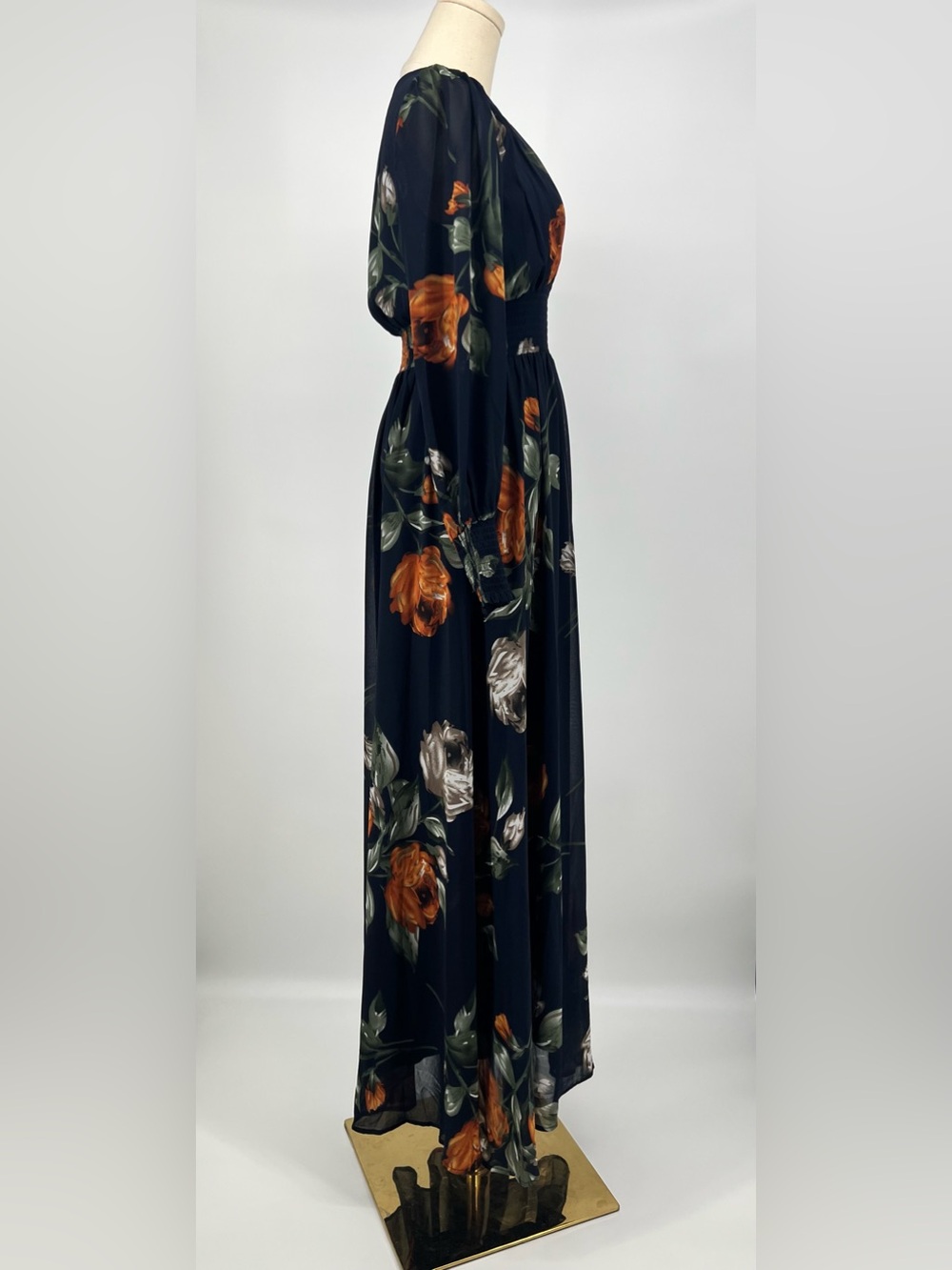 Baltic Born Olivia Maxi Dress Midnight Navy Floral | S NWT - Picture 6 of 13